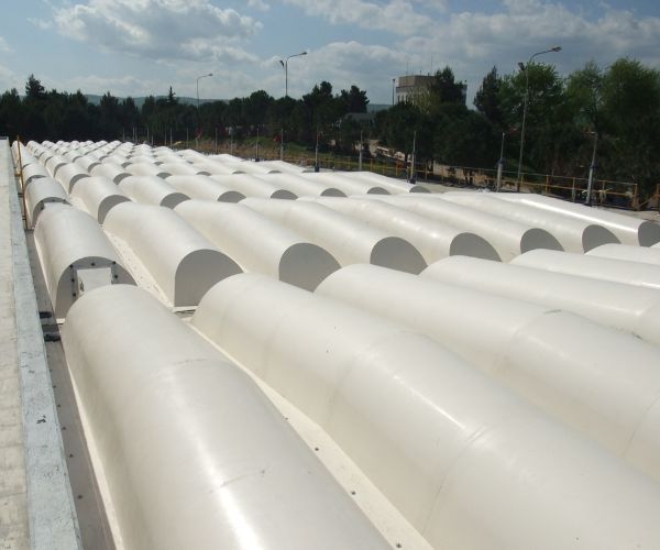 Settore Industria — coperture PRFV e manufatti